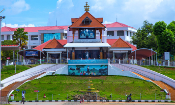 Church Kiosk For Offerings And Donations At St.Alphonsa Pilgrime Centre Bharananganam